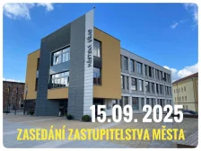 Informace o konání zasedání zastupitelstva města a navrženém programu dne 15.09. 2025