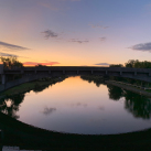 Masarykův most za svítání