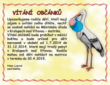 Vítání občánků