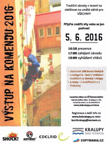 Výstup na Komendu 2016