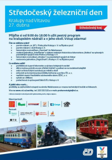 !AKTUALIZOVÁNO! Středočeský železniční den - Kralupy nad Vltavou a okolí