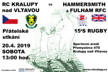 Mezinárodní ragbyový zápas v Kralupech