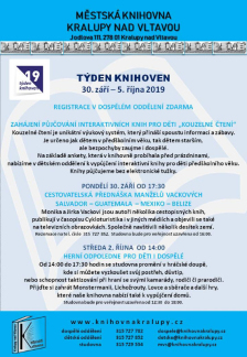 Týden knihoven (30. září - 5. říjen 2019)