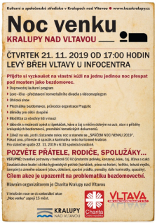 Noc venku - Kralupy nad Vltavou