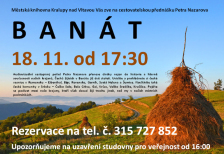 BANÁT – cestovatelská přednáška