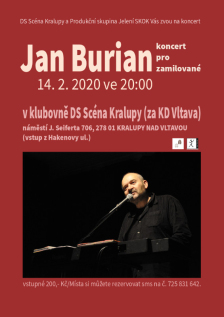 Jan Burian: koncert pro zamilované