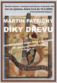 Pozvánka na výstavu Martina Patřičného
