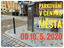 Parkování v centru po ukončení nouzového stavu