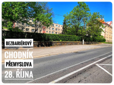 V Mikovicích začne výstavba bezbariérového chodníku v ulici 28. října