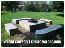 Veřejné grily jsou opět k dispozici občanům