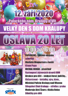 Oslava 20. let DDM Kralupy nad Vltavou se uskuteční!