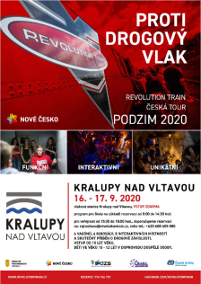 REVOLUTION TRAIN v Kralupech nad Vltavou - revoluční primární protidrogová prevence