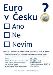 Pozvánka na besedu Euro v Česku?