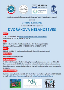 24. ročník turistického pochodu Dvořákova Nelahozeves