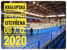 Otevření kralupských sportovišť dne 7. 12. 2020