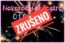Novoroční ohňostroj zrušen