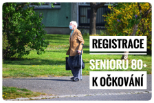 Registrace seniorů 80+ k očkování