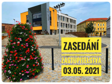 Informace o konání zasedání zastupitelstva města a navrženém programu dne 03.05. 2021