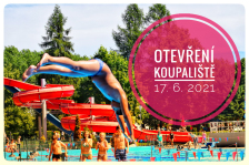 Otevření letního koupaliště už od 17.06. 2021