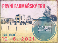 První farmářský trh v Kralupech