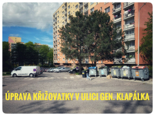 Riziková křižovatka v ulici Generála Klapálka se dočká zásadních úprav
