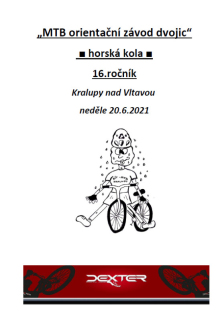 MTB orientační závod dvojic 2021 - 16. ročník