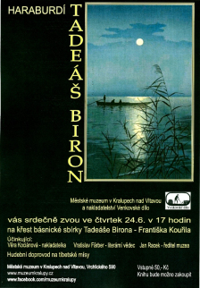 Křest básnické sbírky Tadeáše Birona