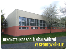 Rekonstrukce sociálních zařízení ve sportovní hale