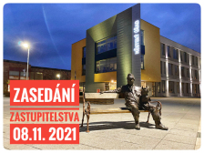 Informace o konání zasedání zastupitelstva města a navrženém programu dne 08.11. 2021