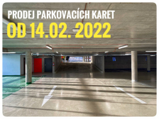 Prodej parkovacích karet od 14.02. 2022 na MěÚ