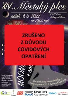 XIV. Městský ples zrušen