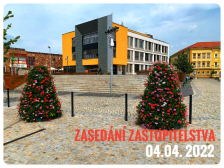 Informace o konání zasedání zastupitelstva města a navrženém programu dne 04.04. 2022