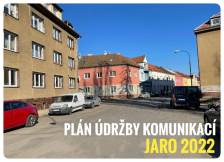 Plán údržby komunikací města pro rok 2022