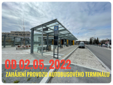 Zahájení provozu autobusového terminálu od 02.05. 2022
