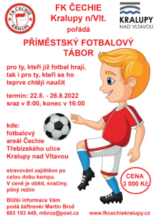 Příměstský fotbalový tábor FK Čechie Kralupy