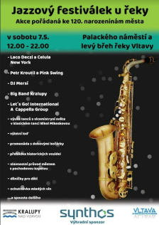 Jazzový festiválek u řeky (akce se pořádá ke 120. narozeninám města)