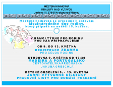 Městská knihovna se připojila k oslavám Mezinárodního dne rodiny 