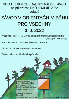 Orientační běh v rámci Dnů Kralup 2022