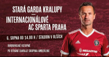 Fotbalová exhibice: Stará garda Kralupy - Internacionálové AC Sparta Praha
