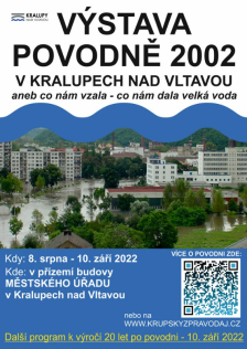 Výstava: Povodně 2002 v Kralupech nad Vltavou.