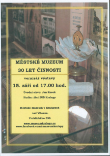 Městské muzeum - 30 let činnosti