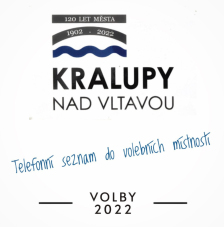 Telefonní seznam do jednotlivých volebních místností pro volby do zastupitelstev obcí a Senátu Parlamentu ČR (23. - 24.09. 2022)