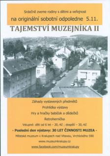Tajemství muzejníka II (05.11. 2022)