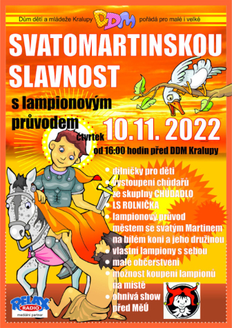 Svatomartinská slavnost s lampionovým průvodem