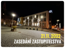 Informace o konání zasedání zastupitelstva města a navrženém programu dne 21.11.2022