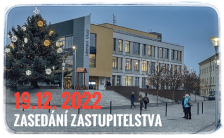 Informace o konání zasedání zastupitelstva města a navrženém programu dne 19.12. 2022