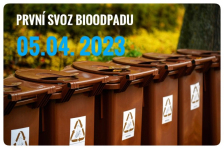 Svoz bioodpadu z domácností - od 05.04. 2023