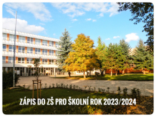Zápis do 1. tříd pro školní rok 2023/2024