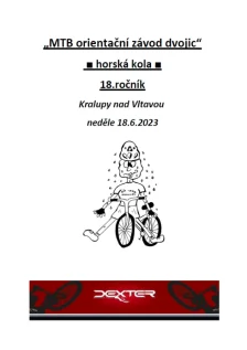 MTB orientační závod dvojic - horská kola (18.06. 2023)