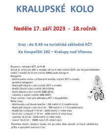 Kralupské kolo (17. 09. 2023)